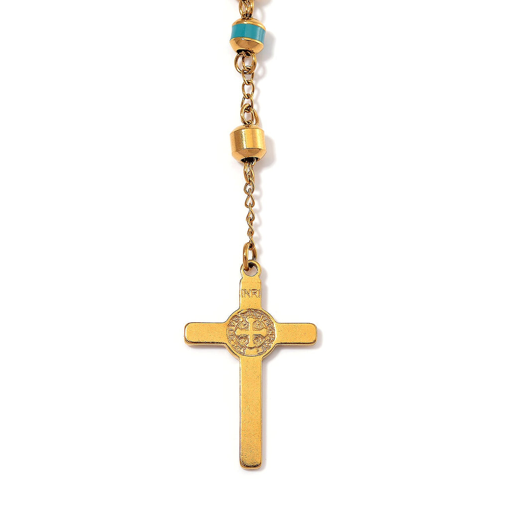 Close Out Deal- Blue Enamel Necklace (Size - 26)