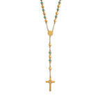 Close Out Deal- Blue Enamel Necklace (Size - 26)