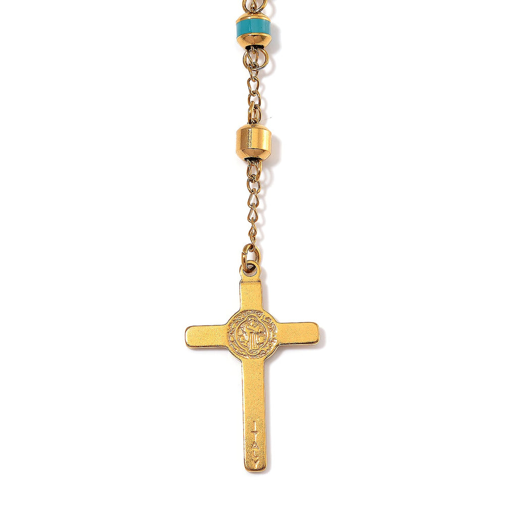 Close Out Deal- Blue Enamel Necklace (Size - 26)