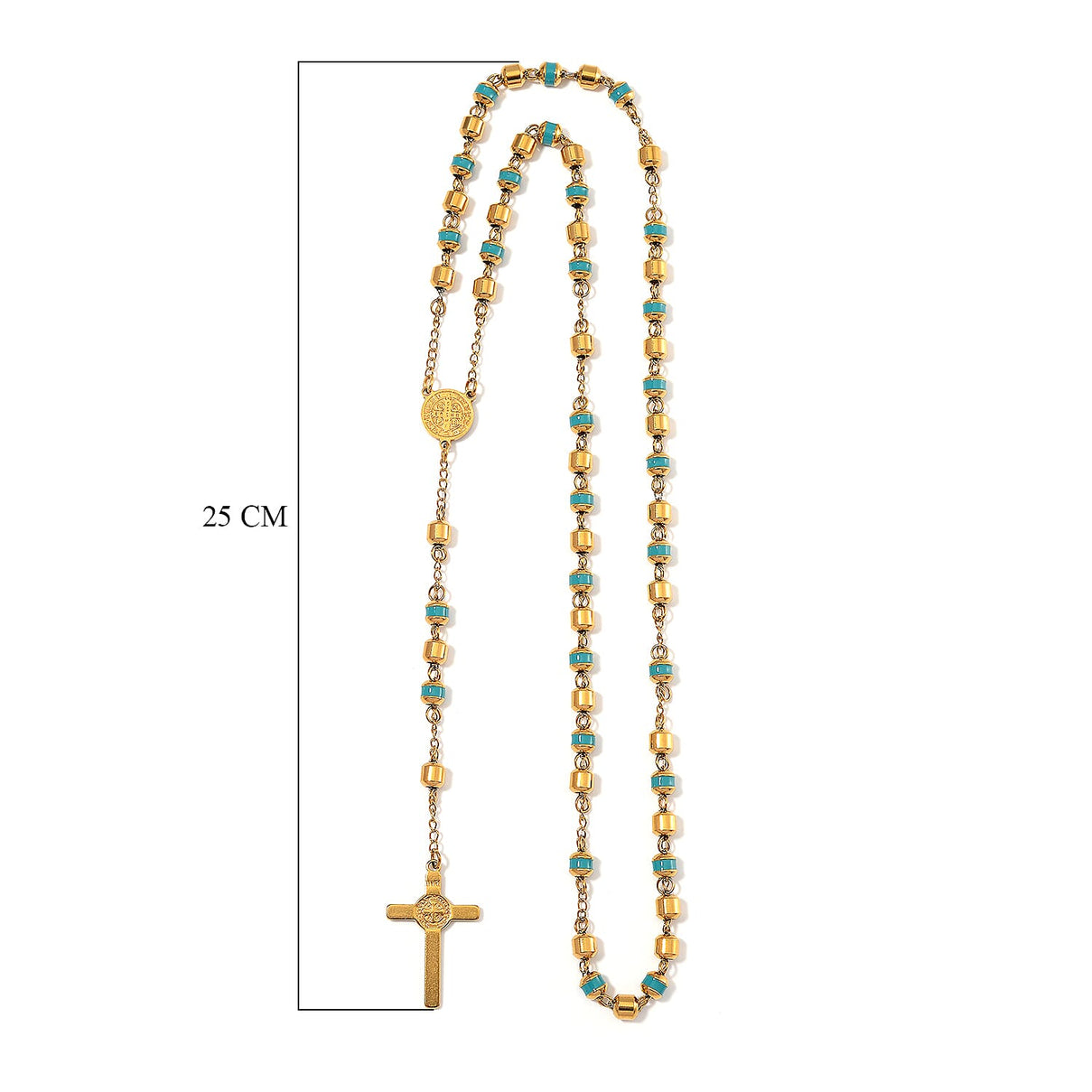 Close Out Deal- Blue Enamel Necklace (Size - 26) in Yellow Tone 7853877 7