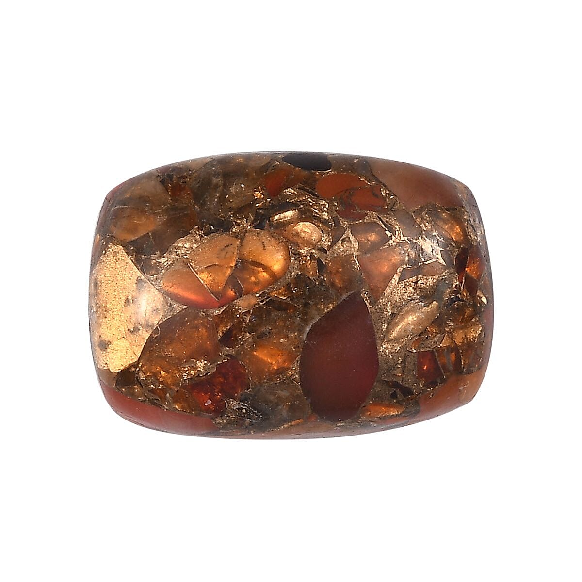 A-Grade Fire opal Matrix Loose Gemstone in Cushion Shape (14x10mm) 5.01 ct. 8025877 0