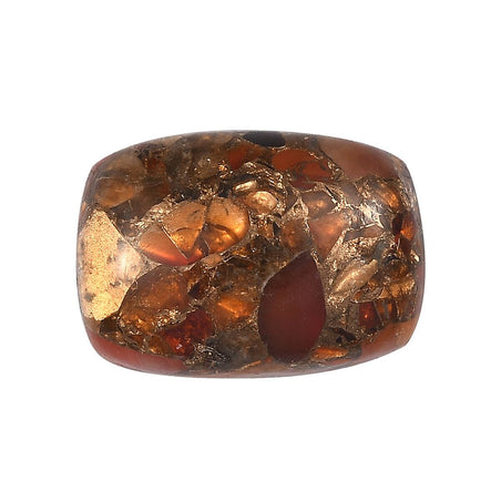 A-Grade Fire opal Matrix Loose Gemstone in Cushion Shape (14x10mm) 5.01 ct. 8025877 1
