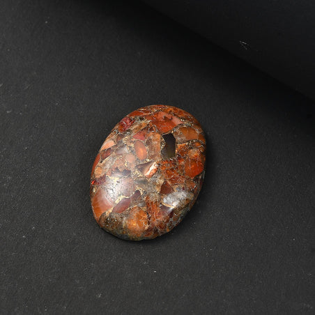 A-Grade Fire opal Matrix Loose Gemstone in Oval Shape (30x20mm) 23.22 ct. 8025874 2
