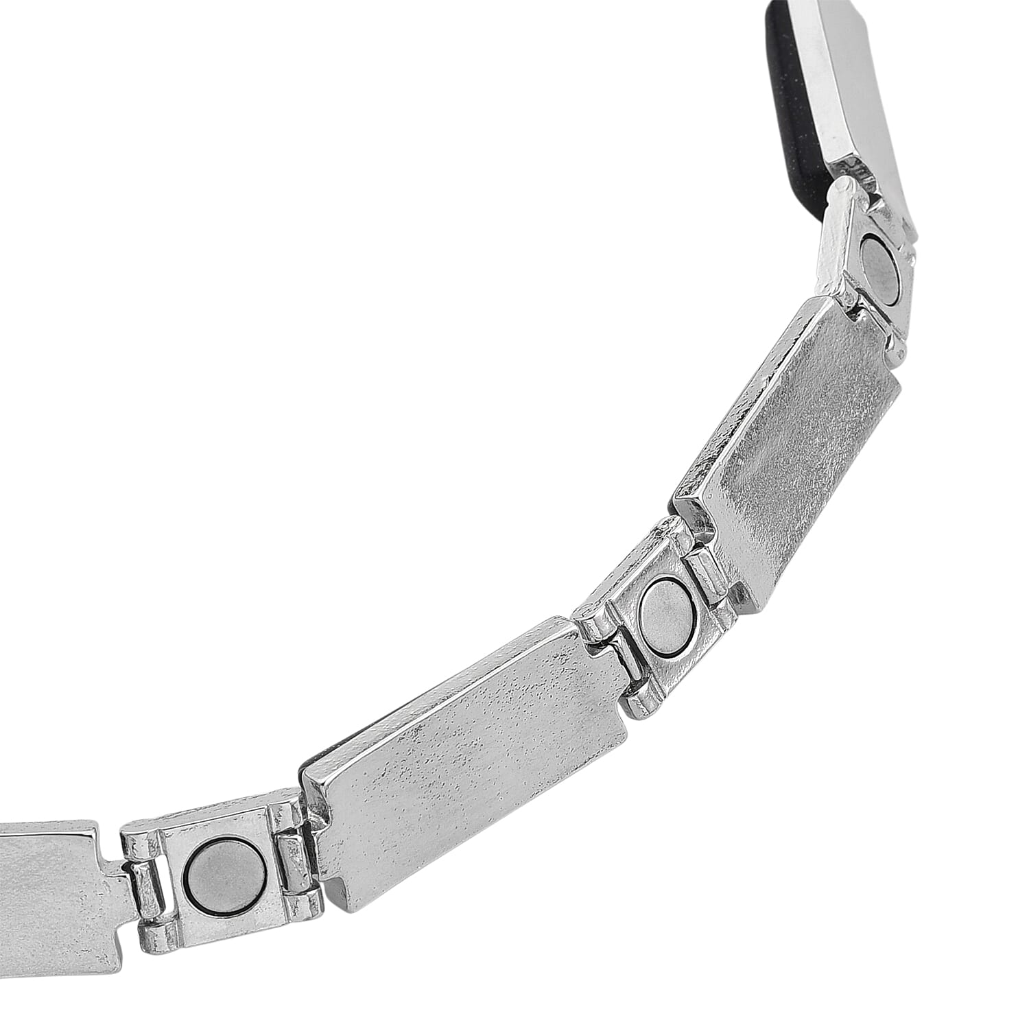 Designer Inspired - Blue Sandstone Magnetic Therapy Necklace (Size - 16) 50.00 Ct. 8413020 6
