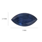Blue Sapphire Marquee Gemstone 0.15 Ct.