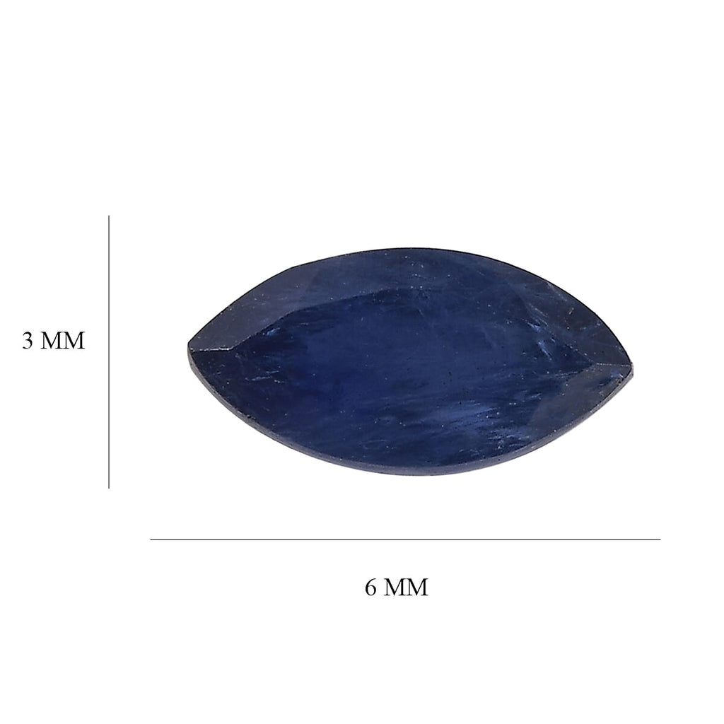 Blue Sapphire Marquee Gemstone 0.2 Ct.