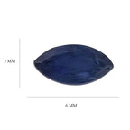 Blue Sapphire Marquee Gemstone 0.2 Ct.