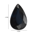 Blue Sapphire Gemstone in Pear Shape 0.50 Ct.