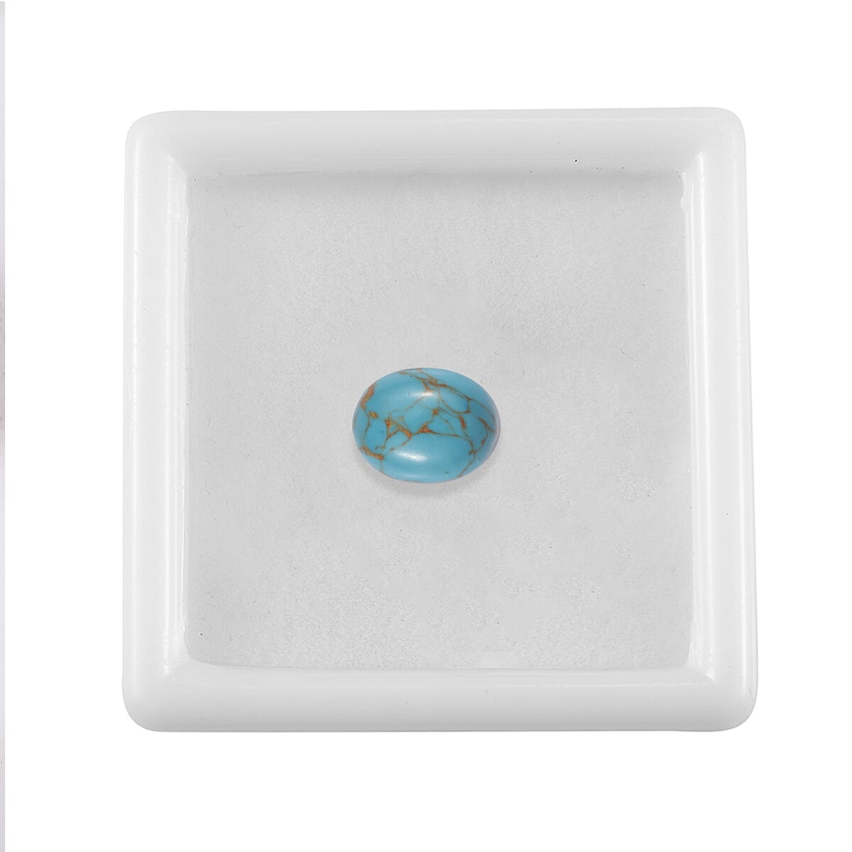 2.1 Ct. Blue Turquoise Loose Gemstone in Oval Shape 8063801 3