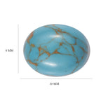 Blue Turquoise Oval Shape Gemstone 2.1 Ct.