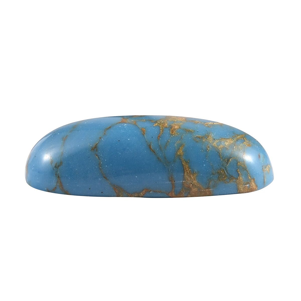 Blue Turquoise Loose Gemstone Oval Cut (20x10 mm) 7734309 2