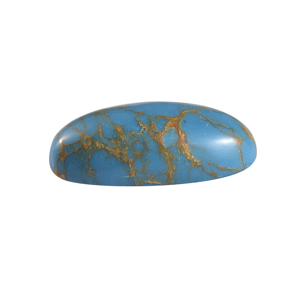 Blue Turquoise Loose Gemstone in Oval Shape (20x10mm) 7851327 3