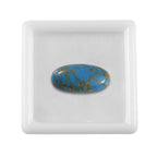 Blue Turquoise Oval 20x10 mm