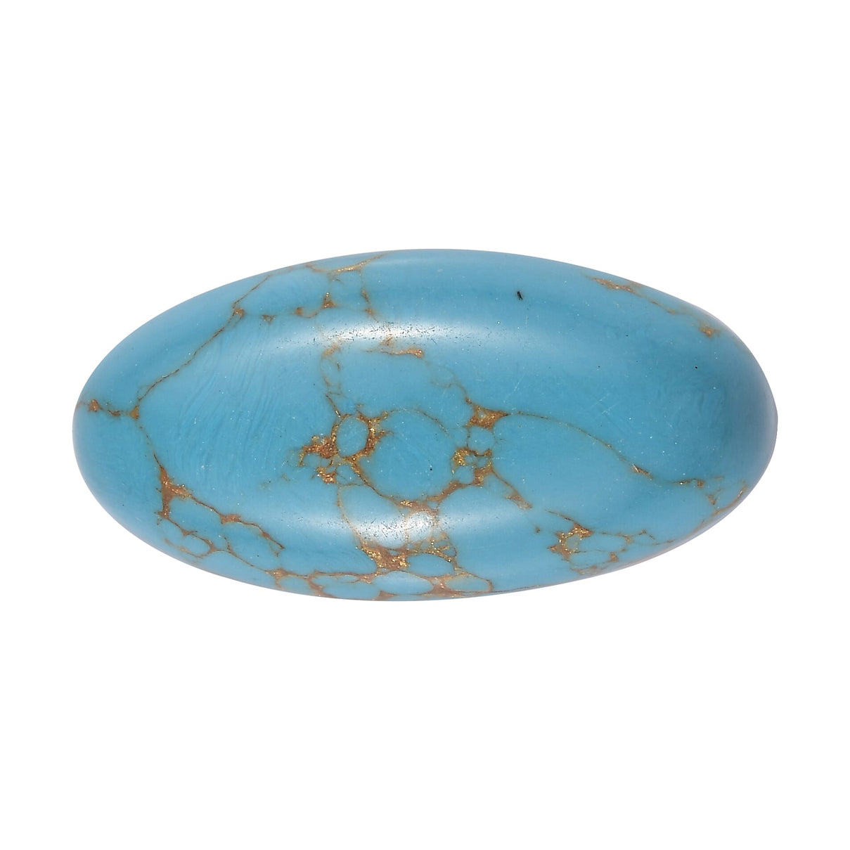6.75 Ct. Blue Turquoise Loose Gemstone in Oval Shape 8063802 0