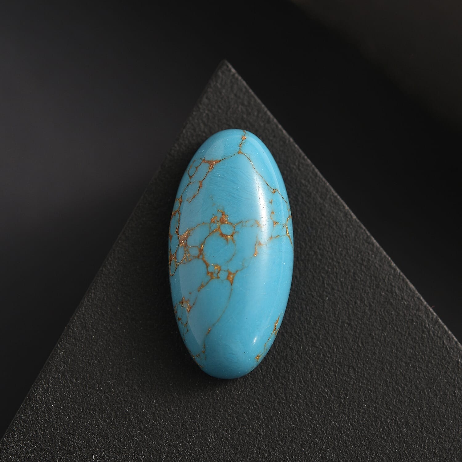 6.75 Ct. Blue Turquoise Loose Gemstone in Oval Shape 8063802 1