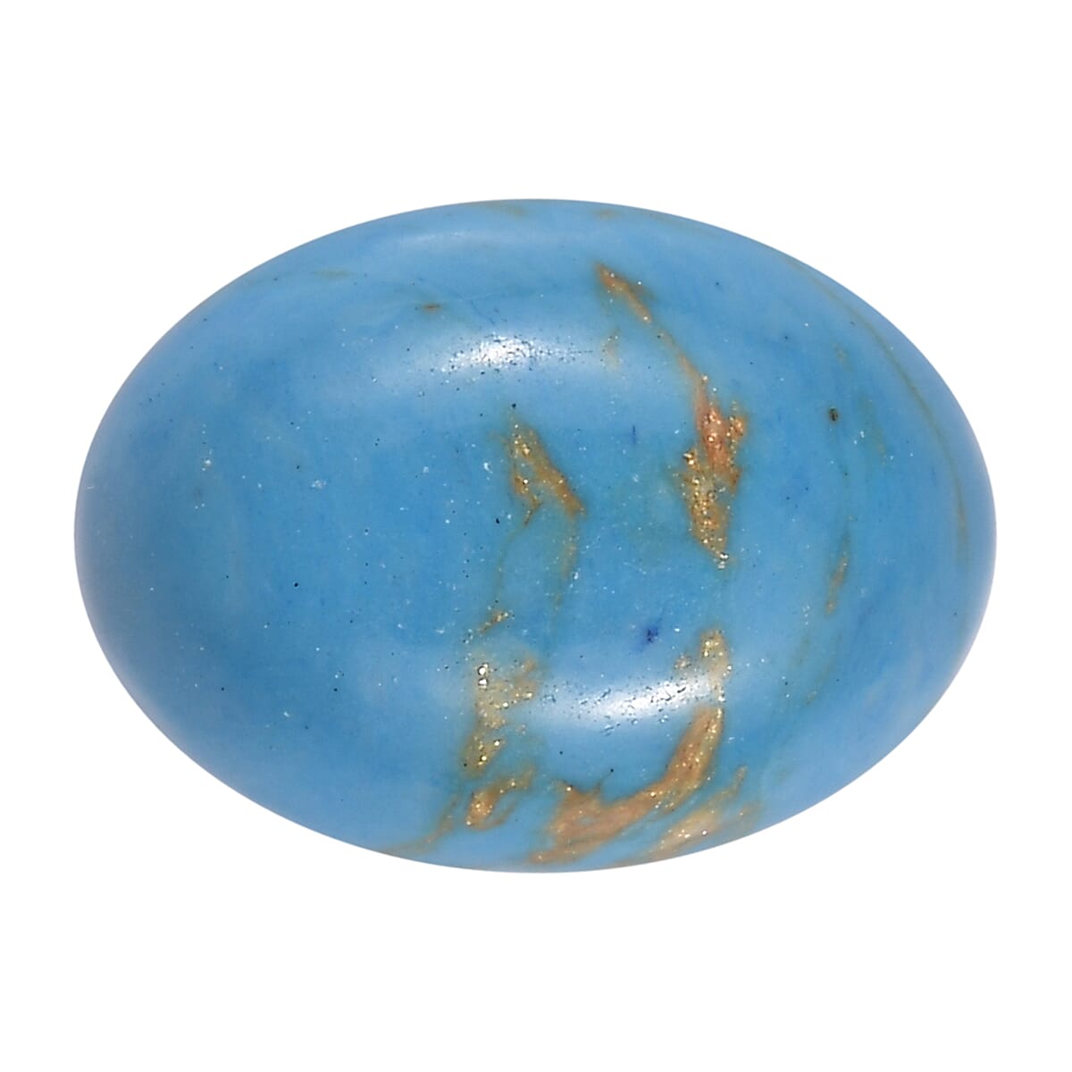 1.07 Ct. Blue Turquoise Loose Gemstone in Oval Shape 8063803 0