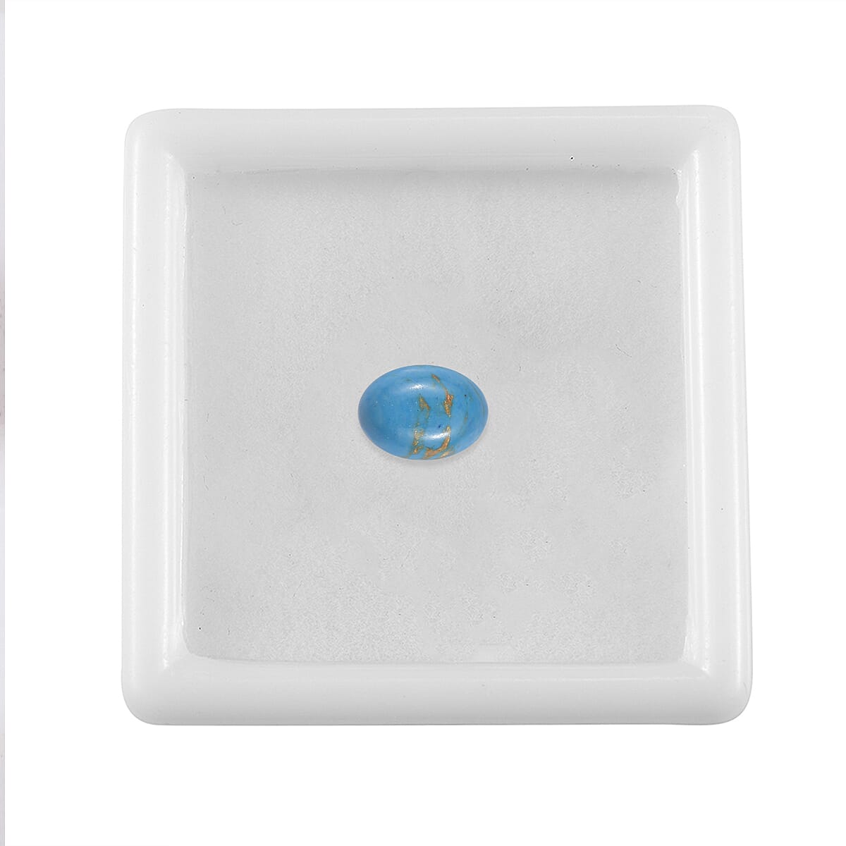 1.07 Ct. Blue Turquoise Loose Gemstone in Oval Shape 8063803 3