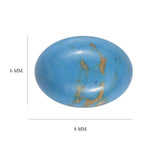 Blue Turquoise Oval Shape Gemstone 1.07 Ct.