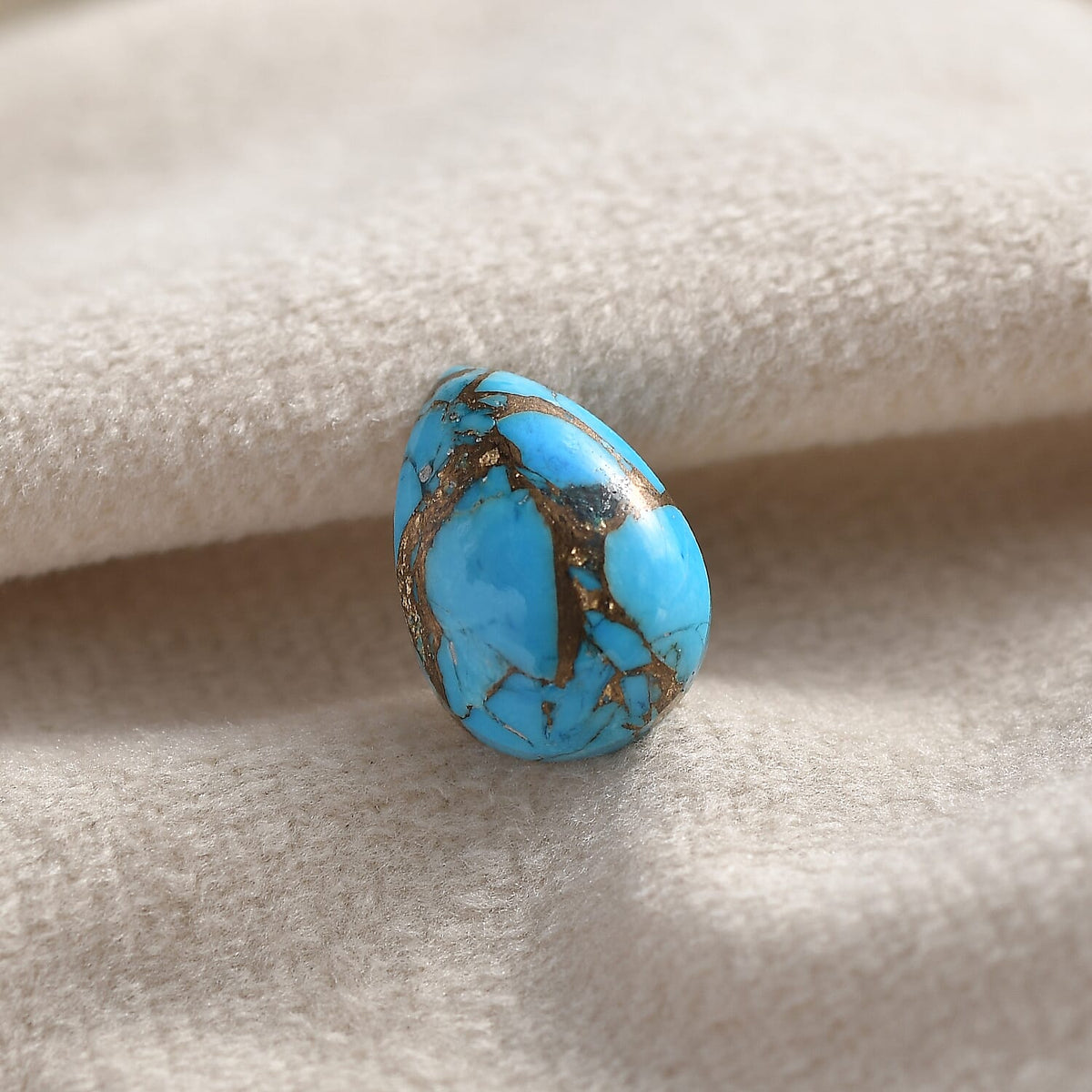 Blue Turquoise Loose Gemstone in Pear Shape (14x10mm) 7827215 2