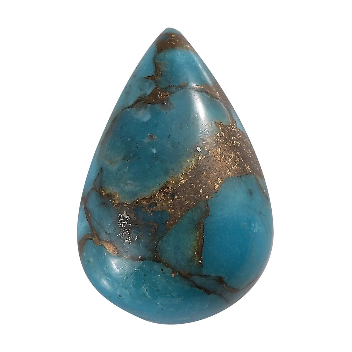 Blue Turquoise Loose Gemstone in Pear Shape (15x10mm) 7851328 0