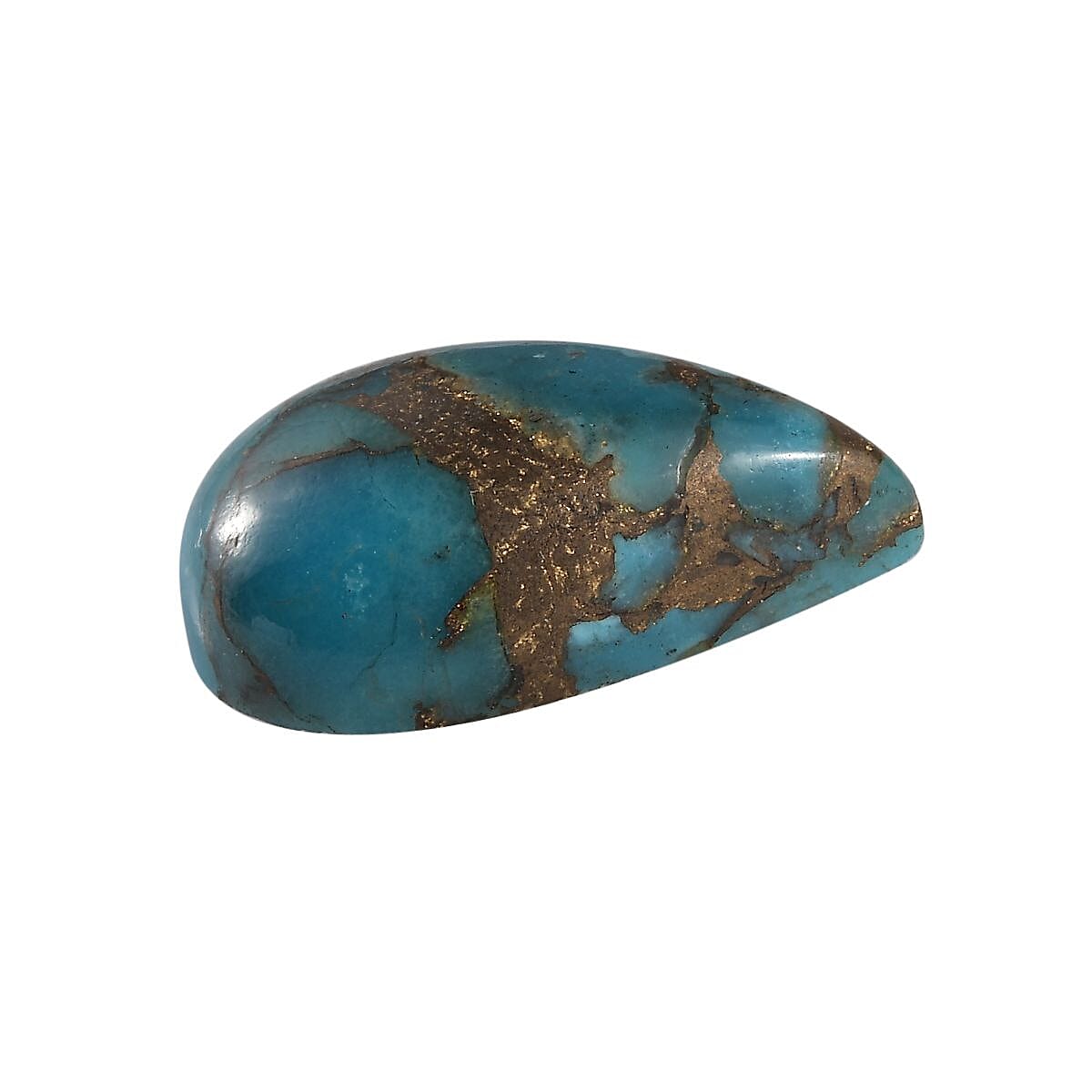 Blue Turquoise Loose Gemstone in Pear Shape (15x10mm) 7851328 3