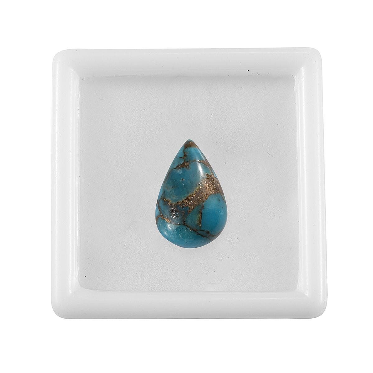 Blue Turquoise Loose Gemstone in Pear Shape (15x10mm) 7851328 4