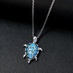 Tucson Find- Blue Turquoise Pendant with Chain (Size 20) 5.19 Ct.