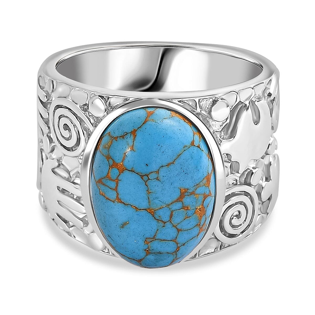 Blue Turquoise Ring 5.49 Ct. 8055689 0