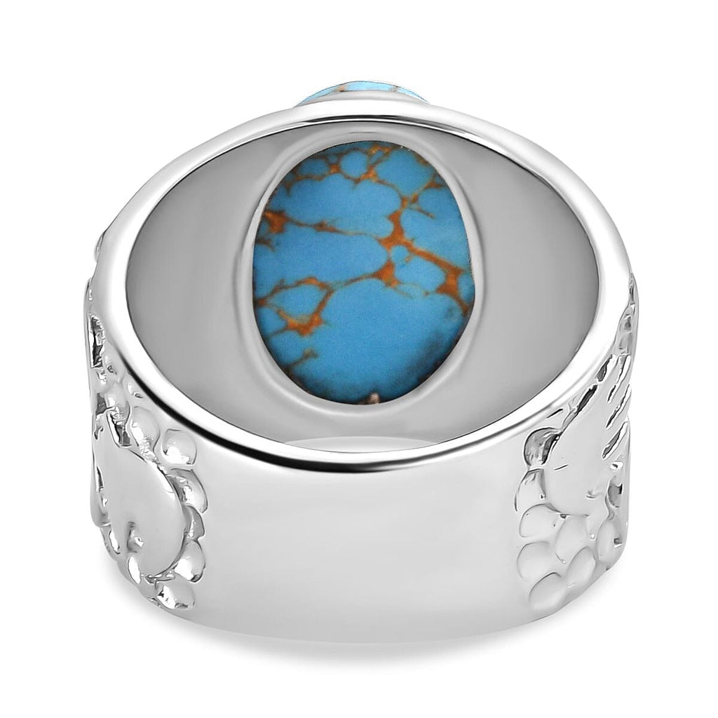 Blue Turquoise Ring 5.49 Ct.