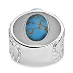 Blue Turquoise Ring 5.49 Ct.