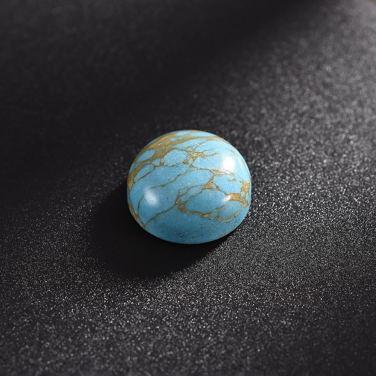 Blue Turquoise Loose Gemstone in Round Shape 3.34 Ct. 8070617 1
