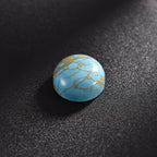 Blue Turquoise Round Shape Gemstone 3.34 Ct.