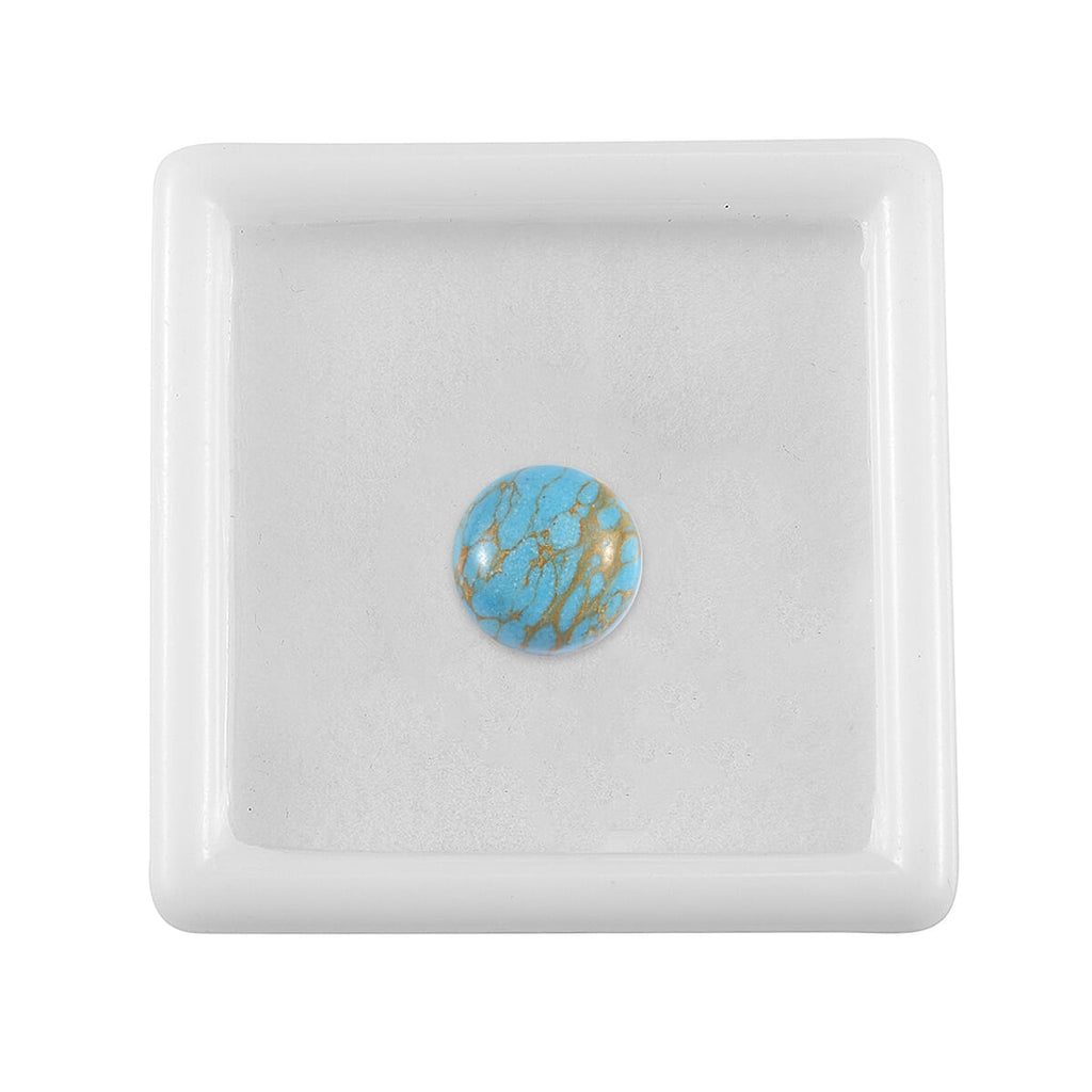 Blue Turquoise Round Shape Gemstone 3.34 Ct.
