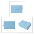 " Blue drawer paper box with white paper cover 17X11.5X6CM ", Rhapsody card