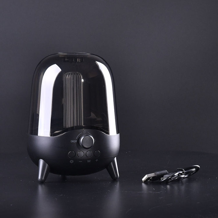 Portable Multi-Functional Wireless Bluetooth Speaker with Night Light â€“ Black 7626958 1