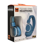 Closeout Deal - Headphones in Window Box 4Asst Colours - Blue