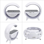 Bluetooth Speaker Table Lamp with 15W Wireless Fast Charging, Multi Light Modes - 1200 mAh Rechargeable Battery, (Output Power 5W)