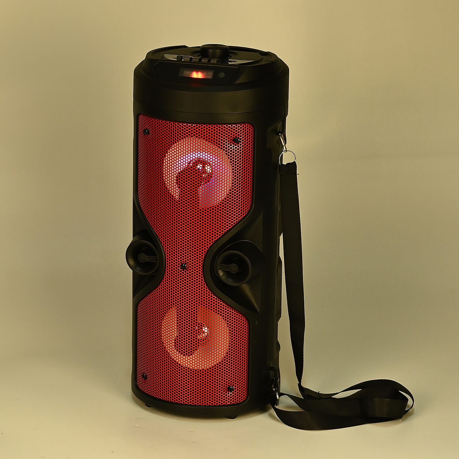 Bluetooth Speaker With RGB Light - Black &amp; Red 7851671 2
