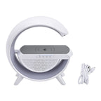Bluetooth Speaker Table Lamp with 15W Wireless Fast Charging, Multi Light Modes - 1200 mAh Rechargeable Battery, (Output Power 5W)