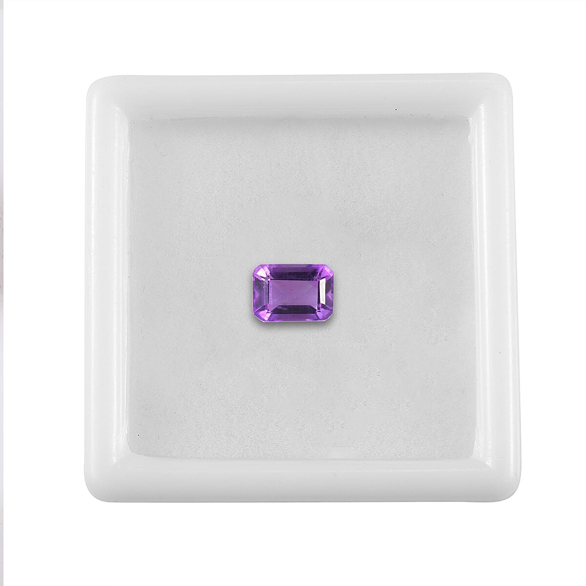 Bolivian Amethyst Loose Gemstone in Octagon Shape (7x5mm) 7763356 3