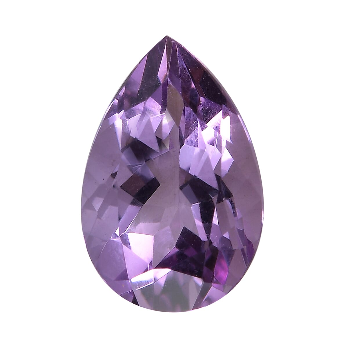 Bolivian Amethyst Loose Gemstone in Pear Shape (12x8mm) 7827274 0