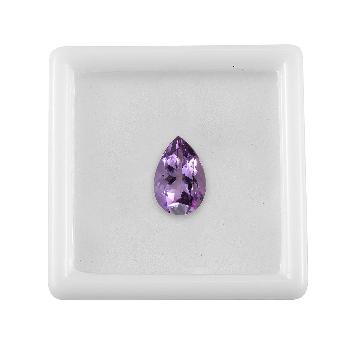 Bolivian Amethyst Loose Gemstone in Pear Shape (12x8mm) 7827274 4