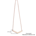 Rose Gold Overlay Sterling Silver Necklace (Size 20), Silver wt 6.06 Gms