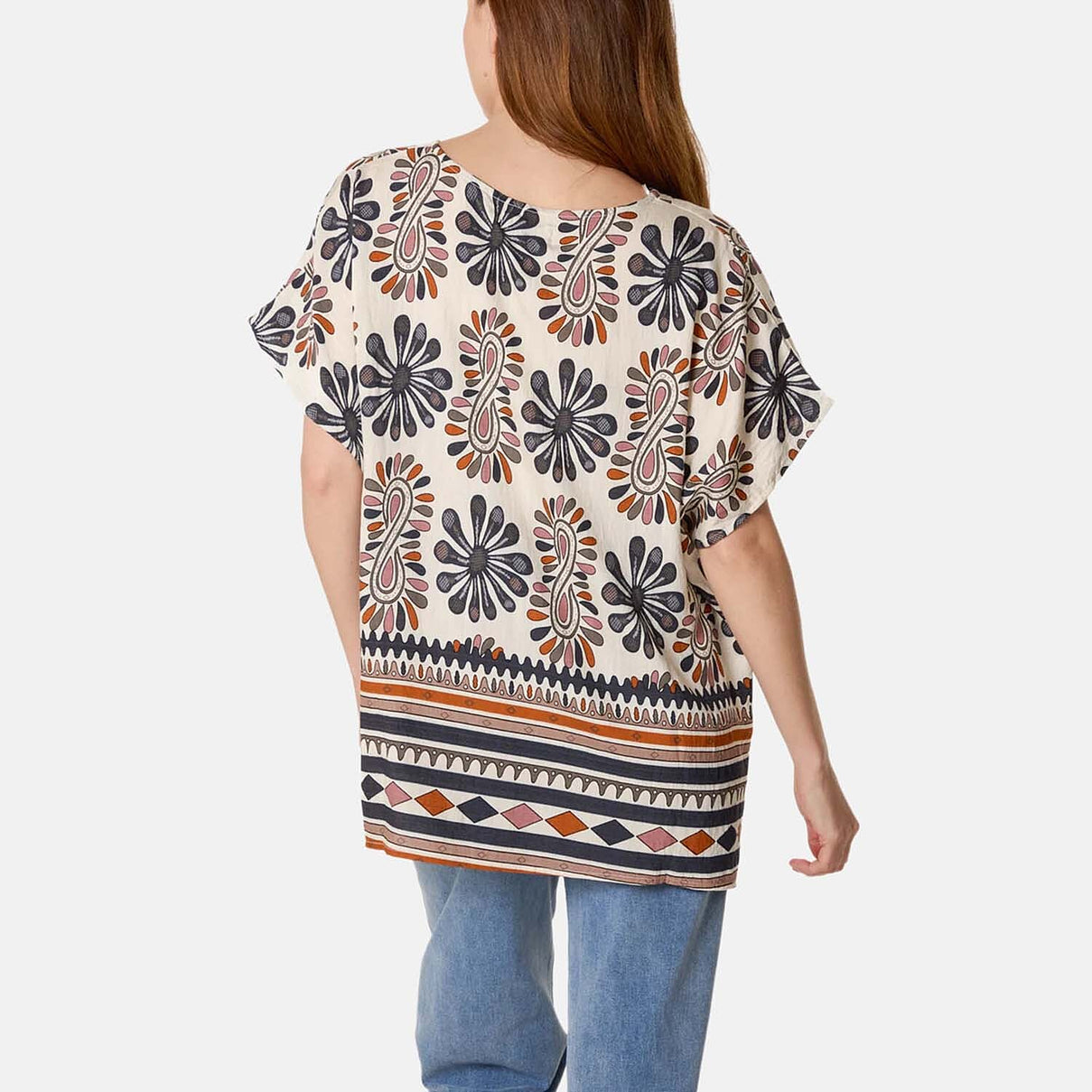 Paramour Boho Top (One Size, 10-20) - Navy V32518027 2