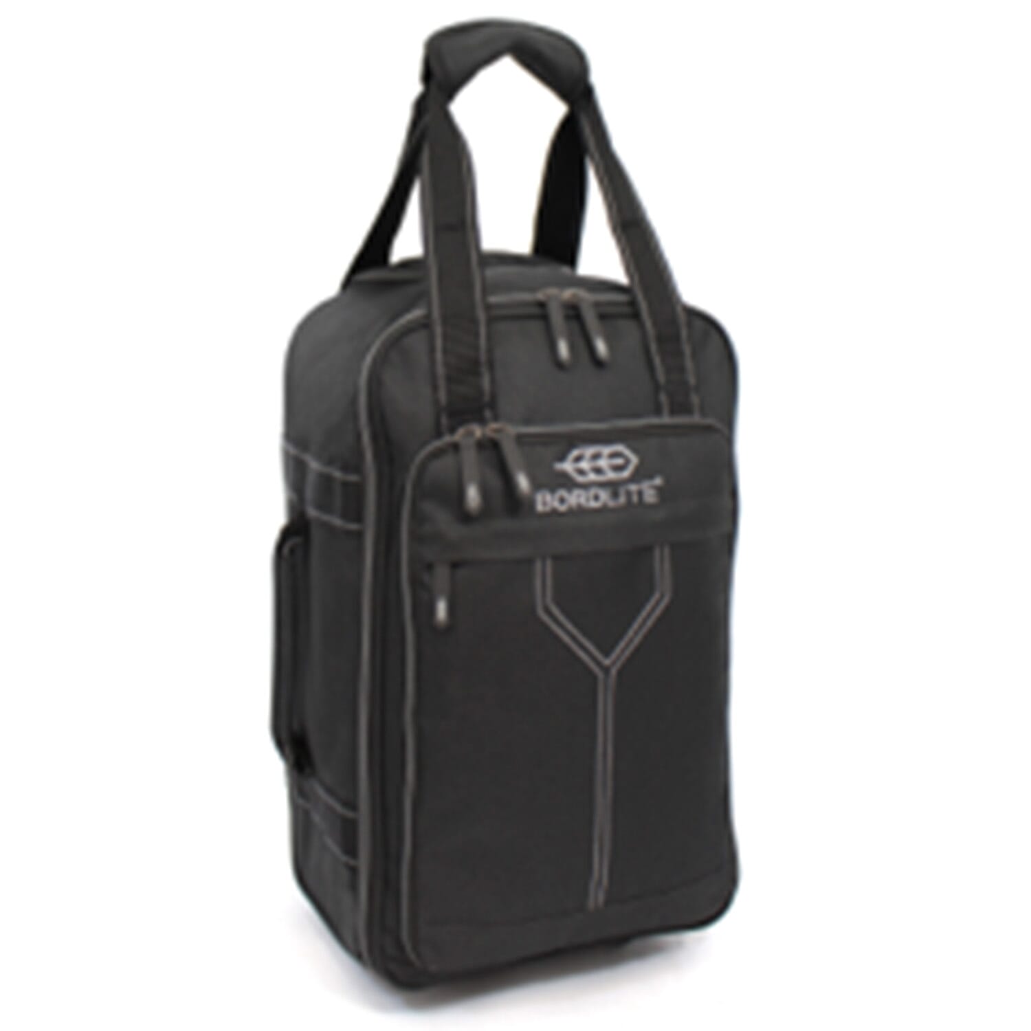 Bordlite Airline Approved Carry-On Travel Wheely Bag (Size 20x25x40 cm) - Black &amp; Grey V32536473 0