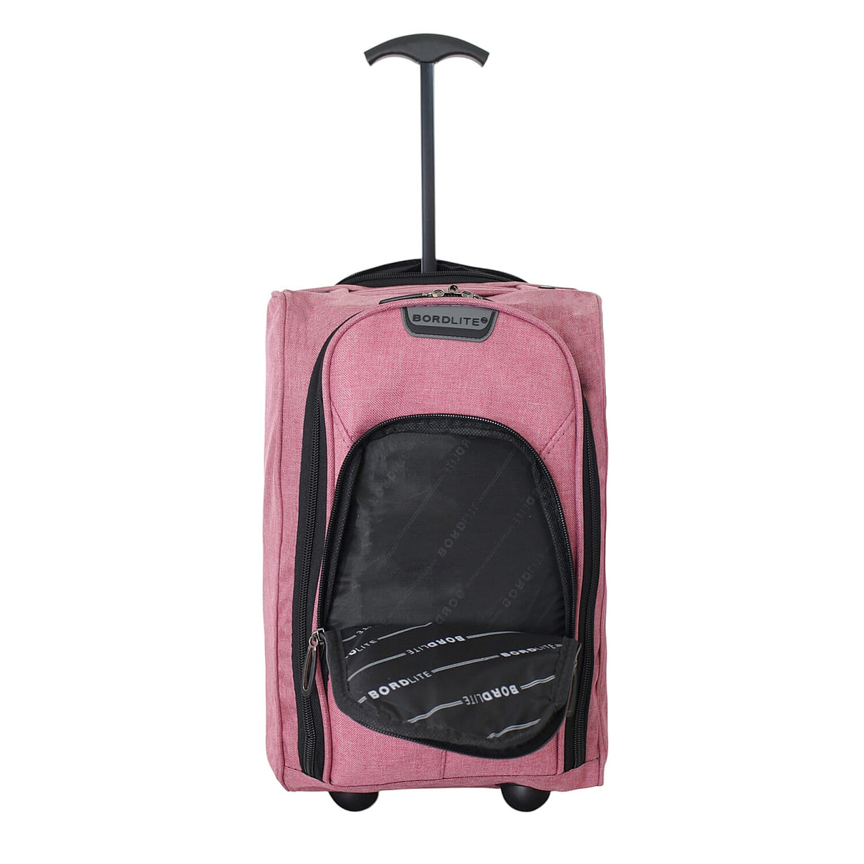 Bordlite Ryanair &amp; EasyJet Underseat Cabin Bag with Wheels (40x25x20cm) - Rose 8227527 2