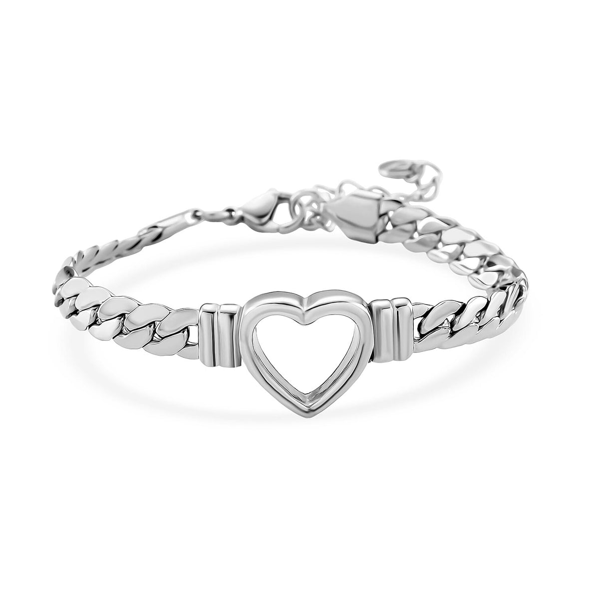 Bracelet (Size - 6.5 - 1.5 Ext) in Silver Tone 8193649 0