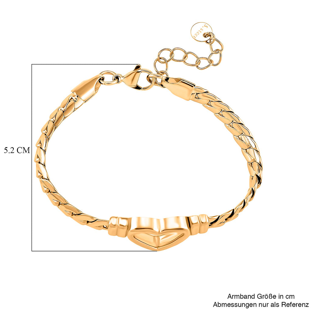 One Time Close Out Deal - Heart Bracelet (Size - 6.5 - 1.5 Ext)