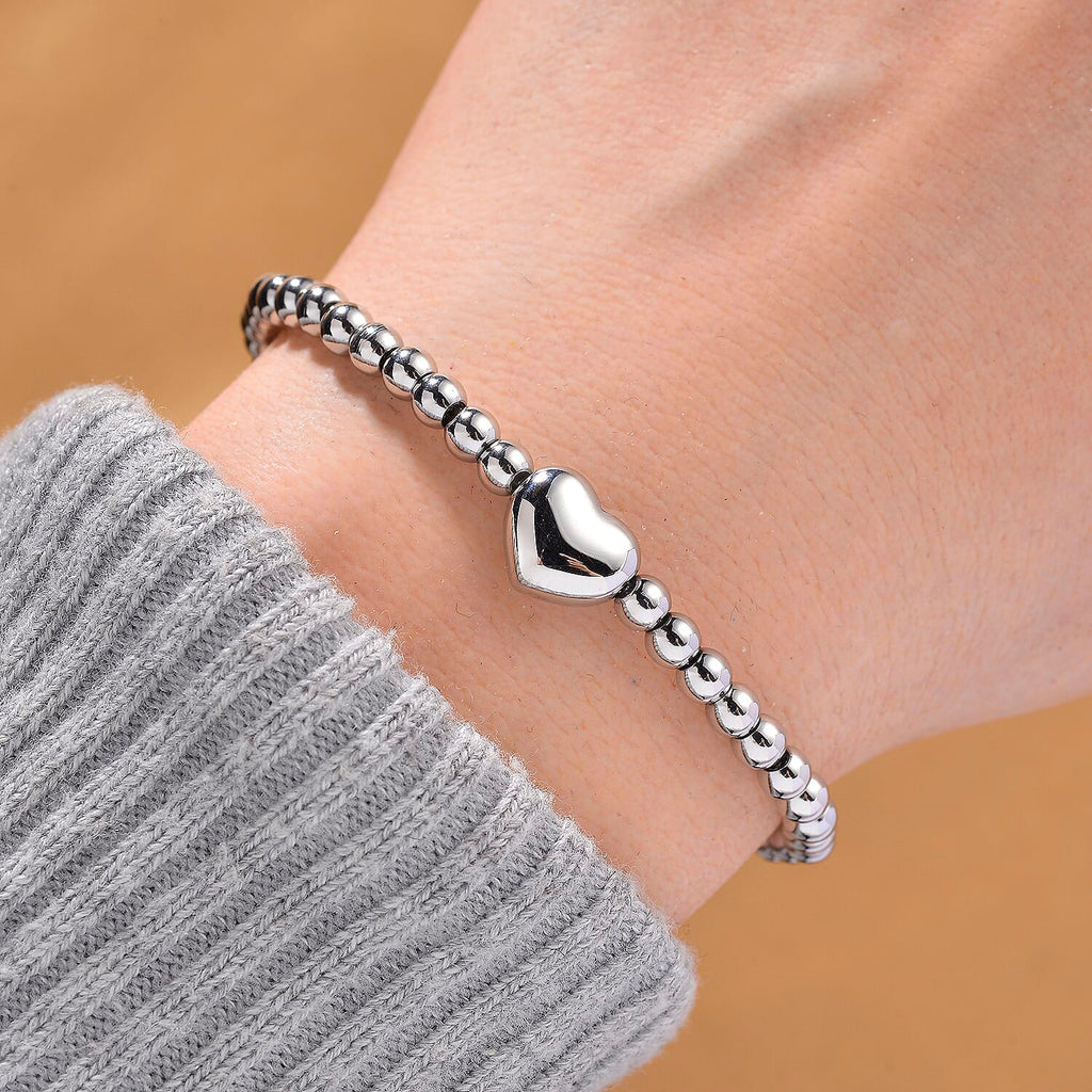 Bracelet (Size - 7.5 with Ext) in Silver Tone