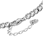 Bracelet (Size - 7.5 with Ext) in Silver Tone
